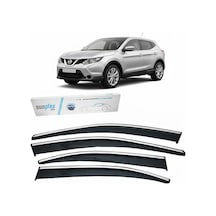 Sunplex Nissan Qashqai 2015-2021 Krom Cam Rüzgarlığı 4 Parça