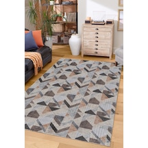 Villadia Home Textile Kaymaz Taban Modern Desen Halı Yolluk Leke Tutmaz Kolay Temizlenir Koridor Salon Yatak Mutfak Odası Multi