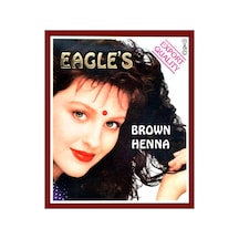 Hubrendy Tedarik Eagle's Orijinal Hint Kınası Saç Boyası Kahverengi - Brown Henna