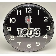 Beşiktaş Lisanslı Duvar Saati 1903 0240-beyaz-şekilli-48cm