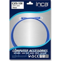 Inca Icat6-10m 1 Metre Gri Kablo
