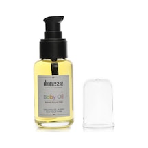 100% Doğal İçerikli Bebek Bakım Yağı 50 Ml - Organik Bitkisel Yağlı Bebek Yağı, Rahatlatıcı Ve Hızlı Emilim