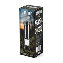 Panther Usb Şarjlı El Feneri 6w Led 1.500 Lm Çok Renkli