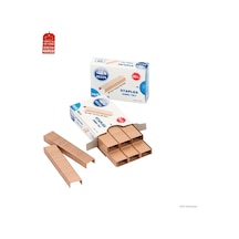 Delta 24/6 Zımba Teli Sarı 10 Lu Paket