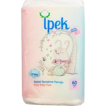 İpek Hidrofil Maxi Bebek Temizleme Pamuğu 60 Adet