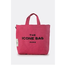 Icone Fuşya The Icone Bag Paris İşlemeli Tote Kadın Kol Çantası Ve Omuz Çantası Fuşya Icone Fuşya The Icone Bag Paris İşlemeli Tote Kadın Kol Çantası Ve Omuz Çantası Fuşya