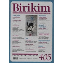 Birikim Aylık Sosyalist Kültür Dergisi Sayı:405 Ocak 2023
