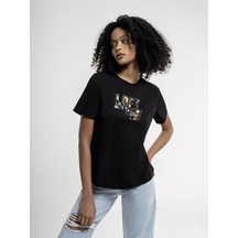 Loft Kadın T-shirt Siyah Lf2033149 24yp69000177 P6934 L