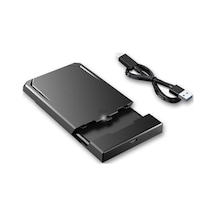 Cool-fish K801 Taşınabilir Sabit Disk Kutusu 2,5 İnç Sata Hdd Muhafazası Yüksek Hızlı Tip-c Arayüzü Aletsiz Tasarım Hdd Kutusu