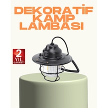 Hafif Ve Taşınabilir Retro Tasarım Kamp Lambası Çok Renkli