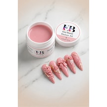 Hamur Jel 4 30ml 3d Nail Art Light Peach Protez Tırnak Hamur Jel Non-stıck 4 Light Peach
