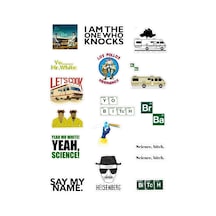 Breaking Bad Dizisi Sticker Seti - Telefon, Bilgisayar Ve Diğer Yüzeylere Uygun 1