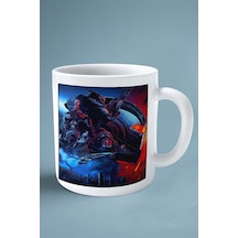 Mass Effect Oyun Baskılı Kupa Bardak Çift Taraflı Kişiye Özel Model 3 Çok Renkli