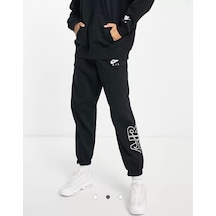 Sportswear Air Fleece Oversize Siyah Kadın Eşofman Altı Bej