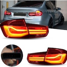 Bmw F30 2013-2014-2015-2016 Kırmızı Lci Ledli Arka Stop