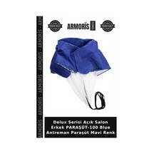 Delux Serisi Açık Salon Erkek Paraşüt-100 Blue Antreman Paraşüt Mavi Renk