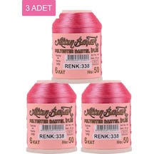 3 Adet Altınbaşak Oya Ve Dantel İpi 20 Gr - Royaleks - No: 338 Çok Renkli