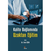Kalite Bağlamında Uzaktan Eğitim -  Kriter