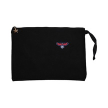 Atlanta Hawks Logo Siyah Clutch Astarlı Cüzdan / El Çantası Siyah