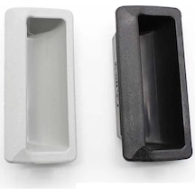 Büyük Plastik Gizli Saplı Demir Gizli Tutar Dosyalama Dolabı Kapı Tutucu Çelik Dolap Kapı Soyunma Tutucu 1 Pcs Siyah T 2.0mm