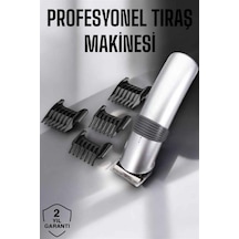 4 Taraklı Taşınabilir Profesyonel Saç Ve Sakal Kesme Tıraş Makinesi Yeni Nesil