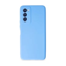 Tecno Camon 18 Uyumlu Kılıf First Silikon - Mavi