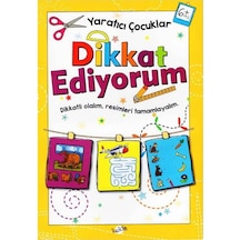 +6 Yaş Yaratıcı Çocuklar Dikkat Ediyorum Kukla Yayınları