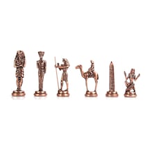 Satranç Taşı İsteyene Gifthome Büyük Metal Antik Mıs
