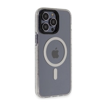 Joko Apple iPhone Uyumlu 14 Pro Kılıf Tigra Magsafe Kapak - Beyaz İtdark7888