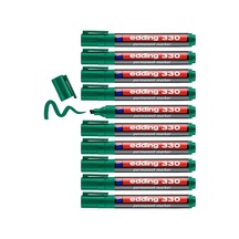 330 Permanent Markör - Yeşil - 10 Kalem - 1-5 Mm Kesik Uçlu