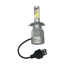 H4 Motosiklet Led Far Ampulü Şimşek Etkili