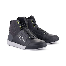Alpinestars Chrome Drystar Korumalı Motosiklet Botu Siyah Gri Sarı