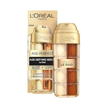 L'oréal Paris Yaşlanma Karşıtı Serum, Tüm Cilt Tipleri İçin, Çift Etki, Sıkılaştırıcı Ve Açıcı, Yumuşak Ve Beslenmiş Cilt, Kırışıklık Yok, Kolajen Ve B3 Ve C Vitaminleri İle, Age Perfect, 30 M
