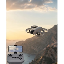 Mey İthalat Uzaktan Kumandalı Mini Drone Hd Kamera Işıklı Tasarım