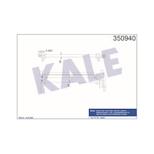 KALE OTO Radyatör 350940 Radyatör Golf7 A3 Leon 13- Cjza Cjzb Cyva Cyvb Clha Clhb Crka Crkb 1.2 Tsi 1.6 TDI İntercooler