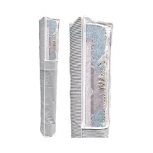 4 Adet Pencereli Halı Hurcu /halı Saklama 4m2 Standart 38 170 Cm Gri-beyaz