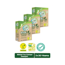 Life By Fakir %100 Bitkisel Bazlı Doğal Toz Çamaşır Deterjanı 3 x 1500 G