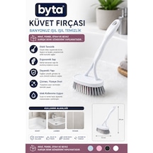 Küvet Temizlik Fırçası Ergonomik Saplı Çok Amaçlı Banyo, Fayans Ve Duşakabin Temizlik Fırçası 1 Adet Karışık Renk Gönderilir