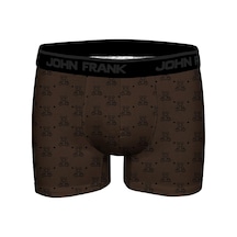John Frank Dijital Baskılı Modal Boxer White White