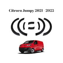 Citroen Jumpy 2021 2022 2023 2024 2025 Uyumlu Kapı Ve Çamurluk Koruma Premium Dodik Seti Siyah 8 Parça Tam Set