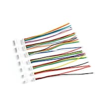 1,25mm Jst 5 Pin Kablolu Konnektör Takım 180d Erkek -10cm - Çift Taraflı