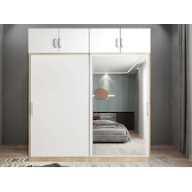 Porta Sürgü Kapaklı Dolap Gardırop Yüklüklü Mb 160cm Montaj Dahil