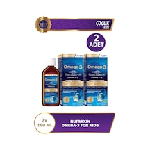 Nutraxin Omega 3 Şurup Karışık Meyve Aromalı 150 Ml 2 Adet