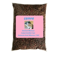 Cemre Dostluk Maması Sokak Kedileri İçin Somonlu Kedi Maması 3 Kg