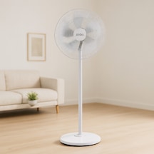Ayaklı Vantilatör 5 Kanat 18'' Yaklaşık 45 Cm Sessiz 3 Kademe 140 Cm