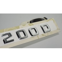 200 D Bagaj Krom ABS 3M 3D Yazı Logo Ürün