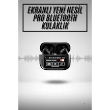 2.nesil Pro Ekranlı Sesli Görüşme Yapabilen Kablosuz Bluetooth Kulaklık - Diğer
