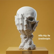 9cm Kuru Kafa Figürü 9cm Boyutunda Biblo - Rock - Gotik Tarzı - Chopper Tarzı - Harley Tarzı 46848581