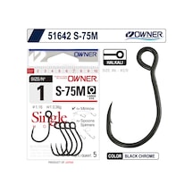 Owner 51642 S-75m Black Chrome İğne - 1 - ST000638-5259