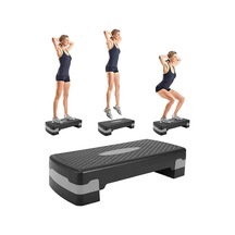2 Kademeli Step Tahtası 69x29 Cm, 10 Ve 15 Cm Yükseklik Ayarlı, 200 Kg Kapasiteli Kaymaz Aerobik Step